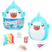 LankyBox Mystery Thicc Shark Glow Pack Mystery Thicc Shark Glow Pack مع 5 ألعاب مثيرة لاكتشافها بالداخل، LankyBox Merch المرخصة رسميًا