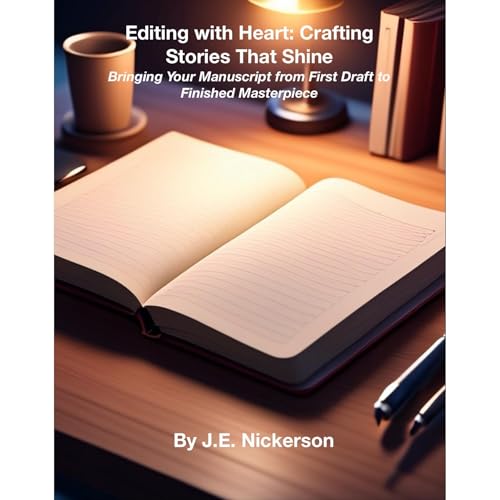 Editing with Heart: Crafting Stories That Shine Audiolibro Por J.E. Nickerson arte de portada