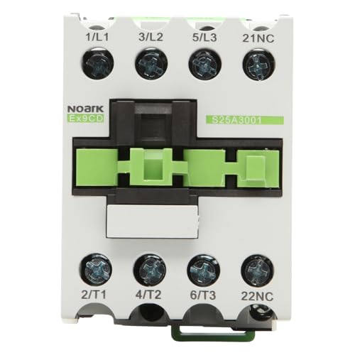 Contacteur tripolaire 32A Noark avec bobine 120V et contacts auxiliaires 3NO 1NC intégrés