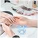 VICASKY Crystal Glass Nail Dish with Lid Nail Art Accessory for Mixing and Cleaning for Manicure Care Stylish and