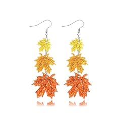 A1:fall leaf earrings