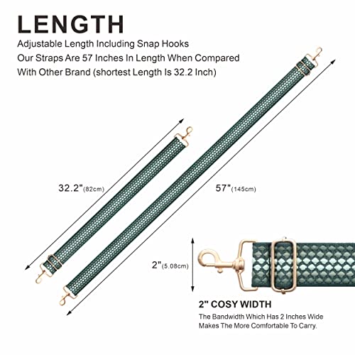 Correa para bolso Nefelibata de lona ajustable con ancho de 5 cm multipatrón para bandolera 5