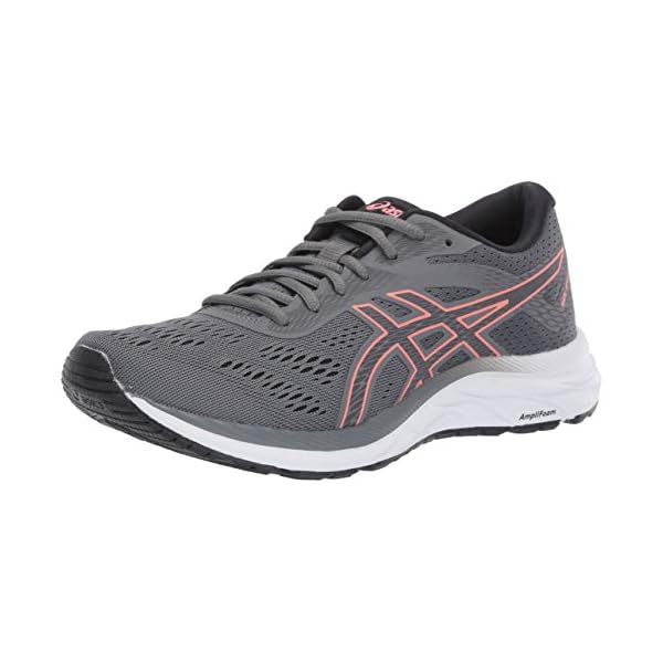 ASICS-Womens-Gel-Excite-6-Running-Shoes ASICS Women's Gel-Excite 6 Running Shoes, 11, Steel Grey/Papaya