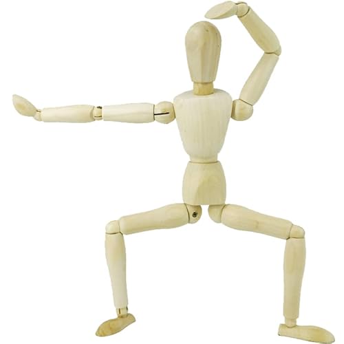 Hsomid HS00092 12'' Artists Wooden Manikin Jointed Mannequin Perfect thumb #3