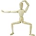 HSOMiD 12'' Artists Wooden Manikin Jointed Mannequin Perfect for Home Decoration / Drawing The Human Figure (A)