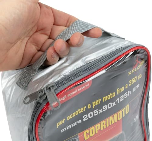 Xplorer Silver Coprimoto Impermeabile In Polietilene Taglia L - 7