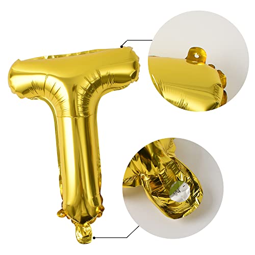 Haiops Bride To Be Balloons Jumbo Foil Balloon Handwriting Letter Giant Celebration Balloon Romantic Wedding Bridal Shower Anniversary Engagement Party Decoration (Golden/Yellow) #TOP5
