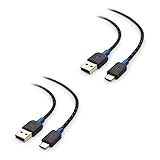 Cable Matters 2-Pack USB-C Cable (USB A to USB C Cable/USB C to USB Cable) with Braided Jacket in Black 3.3 Feet for Samsung Galaxy S9/S8/Note 8, LG G6/V30, Nintendo Switch, Google Pixel and More
