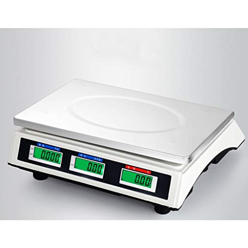 Báscula comercial digital acero inoxidable 30kg/1g miniatura 3