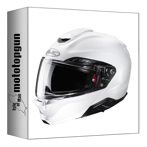 Casque HJC RPHA 91 blanc modulable taille L pour vos voyages à moto