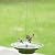 30" H*12.4" W Solar Fountain Hanging Bird Bath, Metal Bird Bath Bubbler, Outdoor Bird Bath Bowl, for Outdoors Garden Patio Decor.