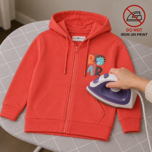 Image of The Mom Store Winter Jackets for Kids | Cute Sweatshirt and Cool Hoodies for Baby Boy and Baby Girls | with Zippers | Hoodie Cap