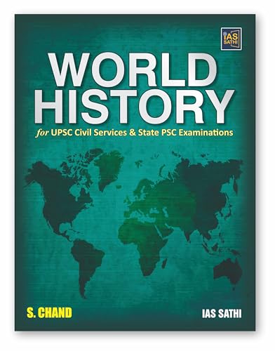 Image of World History For UPSC Civil Services CSE & State PSC Examinations 2024 - 2025 (Prelims & Mains Exams) | Includes 10 Years Previous Year Questions PYQs | World History for UPSC Exam - S Chand Book