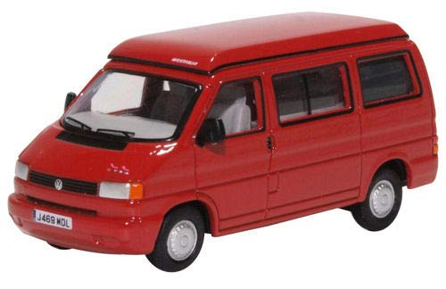 Oxford 76T4001 VW T4 Westfalia Camper Rosso Scala 1:76 Modellino