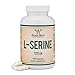 L-Serine Capsules (Third Party Tested) - 2,000mg Servings Used In Clinical Study, 180 Count, 500mg per Capsule (Amino Acid for Serotonin Production and Brain Support) by Double Wood Supplements