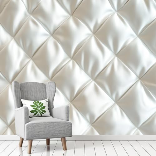 Fresque murale blanc 3D pour illuminer une pièce sombre et petite