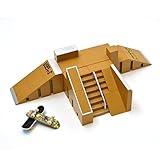 FÜR SKATEFANS ✔ Trainiere deine Fingerfertigkeiten mit dieser viellseitigen Fingerboard-Rampe inkl. mini Komplett-Board.