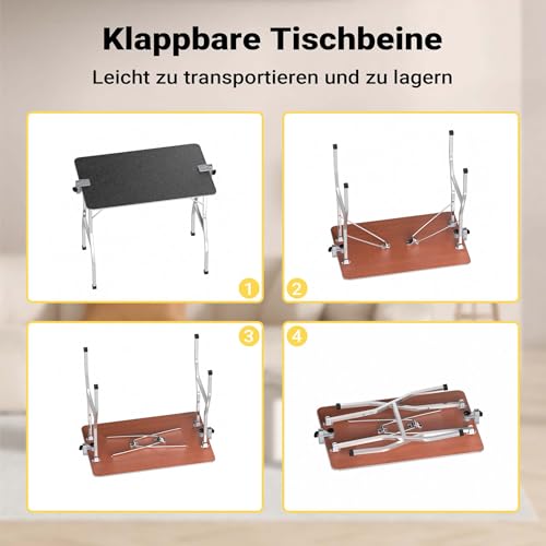Wiltec Schertisch für Hund und Katze, 91x61x76 cm, Trimmtisch zusammenklappbar, Groomer Tisch mit 2 Schlingen, Pflegetisch für Tiere