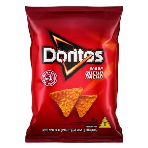 Doritos Queijo Nacho Elma Chips Pequeno Kit 10 Pacotes