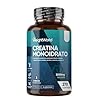 Creatina Monoidrata Vegana, 3000mg per Dose (3 Mesi di Scorta) Senza Magnesio Stearato, Uomini e Donne, Pre Workout, Intra, Post Workout, 270 Creatina Compresse Senza Glutine né Coloranti Artificiali