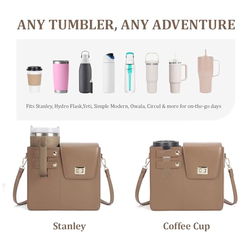 Image of Stanley Purse Cup Holder Bag Crossbody Water Bottle Purse for 40oz Tumbler