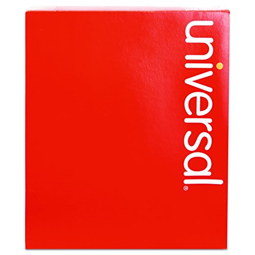 Universal 10203 Pressboard Classification Folders, Letter, Four-Section, Ruby Red (Box Of 10) #TOP2