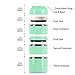 HOMESPON Cute Lunch Box Insulated Lunch Bag Bento Box Food Container Storage Boxes With Cutlery For Adults Office Camping (3 tiers(green)) …