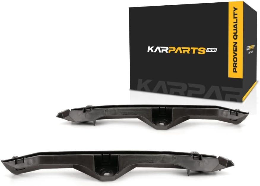 KarParts360 For Toyota Sienna 2004-2010 Bumper Supports Front, Driver And Passenger Side | Pair | Plastic | Replacement For TO1043112, TO1042112 | 52115AE010, 52116AE010