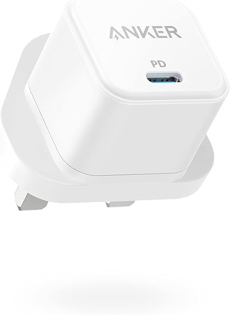 USB C Plug, Anker 20W USB C Charger, PowerPort III 20W Cube Charger for iPhone 14/14 Pro/14 Pro Max/13 Pro/13 Pro Max, Galaxy, iPad (Cable Not Included)