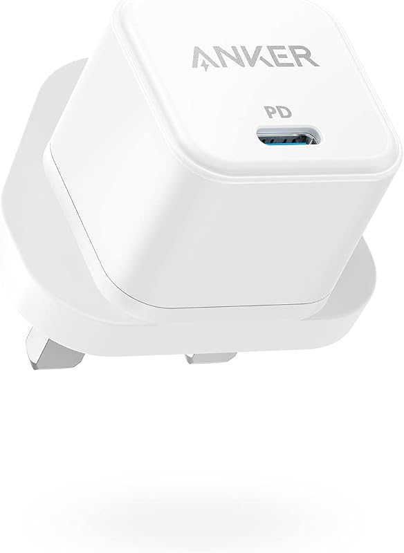 USB C Plug, Anker 20W USB C Charger - Fast Charging PowerPort III Cube Charger, Compatible with iPhone 17/16/16 Plus/16 Pro/16 Pro Max, 15/14/13/12 Series, Galaxy, iPad (Cable Not Included)