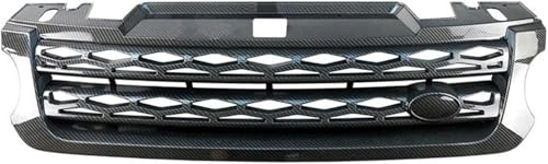 Parrilla de parachoques delantero para Range Rover Sport L494 con acabado estilo carbono