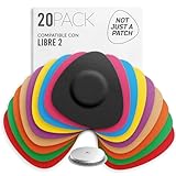 Not Just A Patch Freestyle Libre 2 Parches Adhesivos (Paquete de 20) Parches Lingo CGM para Freestyle Libre 2 - Resistentes al Agua y duraderos de 10 a 14 días - Multicolor