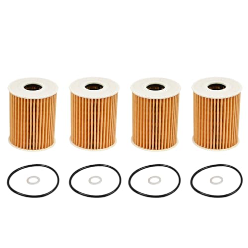 Getfarway 26320-3CKB0 4Pcs Oil Filter Fit for Hyundai Genesis Palisade3.8L/