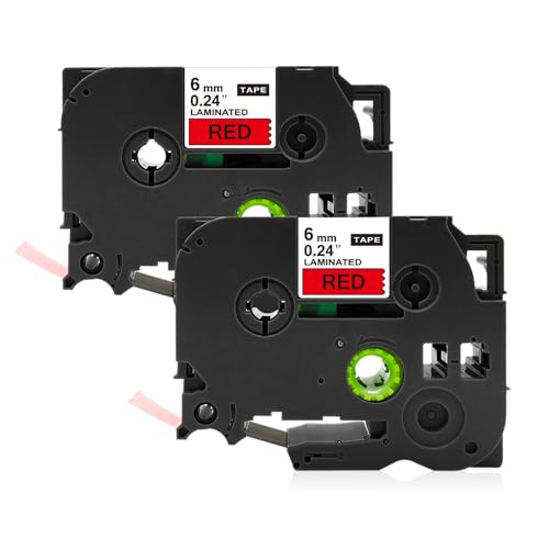 RolyPoly777 �݊� �u���U�[�H�� TZe-411 �Ԓn������ 6mm�� 2�Z�b�g ����8m �s�[�^�b�` P-touch �ėp �e�[�v�J�[�g���b�W ���ϋv�݌v ���S���d�l �I�t�B�X/�q��/�����X/�ƒ�p ���p�r���p�\