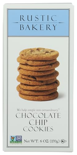 Rustic Bakery, Cookies Chocolate Chip, 6 Ounce