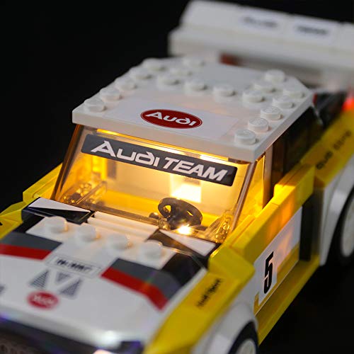 Image of LIGHTAILING Light Set for (Speed Champions 1985 Audi Sport Quattro S1) Building Blocks Model - Led Light kit Compatible with Lego 76897(NOT Included The Model)