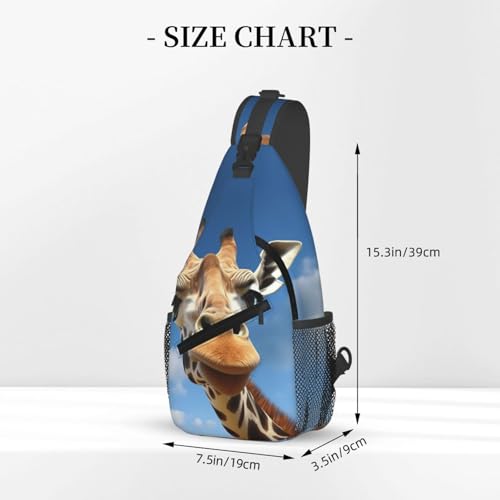 Mochila tipo Sling Crossbody Negra para Senderismo miniatura 2