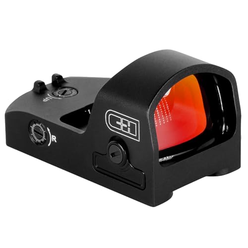 C+H Direct Mount Micro Red Dot Sight for Pistol | Compatible with Walther PDP 2.0 Optics Ready | Shake Awake Multi-Reticle | Red Dot Reflex Sight for Pistol