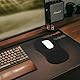 EooCoo Ergonomisches Mauspad, Mousepad mit Handauflage & Massage-Noppen, Gaming Memory-Schaum Mausmatte mit Rutschfester PU-Basis, für Schmerzlinderung, für Alle Maus Laptop, PC (300x200 mm)