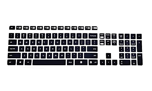 Image of iFyx Keyboard Cover Skin for Logitech Multi-Device Wireless Keyboard MK235 K375 K375S Cover Ultra Thin Protective Skin (Black)