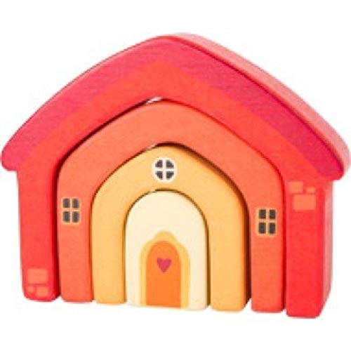Small Foot 10648 Motor Skills House made of Sturdy, Grippy Wood, Easy slotting Together of The Individual House Elements