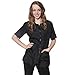 Girl Salon Jacket Black 2 pockets zipper