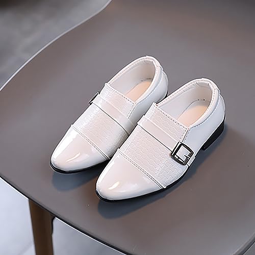 Boys Classic PU Leather School Uniform Oxfords Casual Dress Shoes Loafers Flats2
