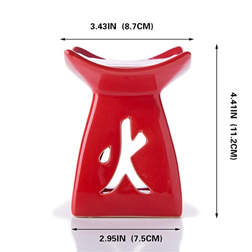 Difusor aromático de cerámica Feng Shui Zen OLBA107 miniatura 3