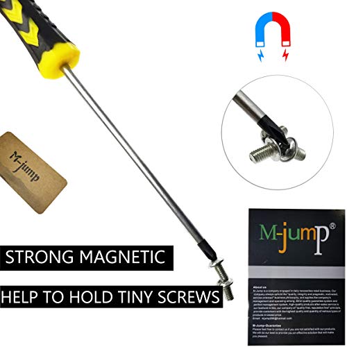 Screwdriver Set Of 6 - Magnetic Flathead And Phillips With Non-Skid Handle In Different Sizes / Colors - Professional Repair Tool Kit For Electronics/ Iphone/ Pc/ Jewelry/ Watch/ Eyeglass #TOP4