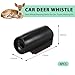 BWBWND 4 PCS Deer Whistles for Car, Save Deer Warning Whistle with Waterproof Adhesive Tape, Ultrasonic Animal Alert Horn Suitable for Sedans Trucks Motorcycles, Car Accessories