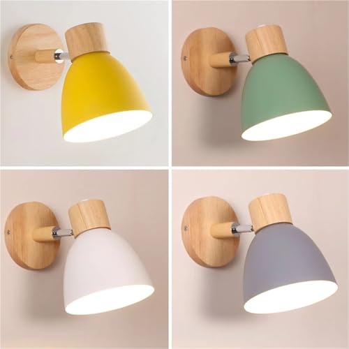 Aplique de pared LED nórdico para crear un ambiente acogedor en tu dormitorio o mesita 4