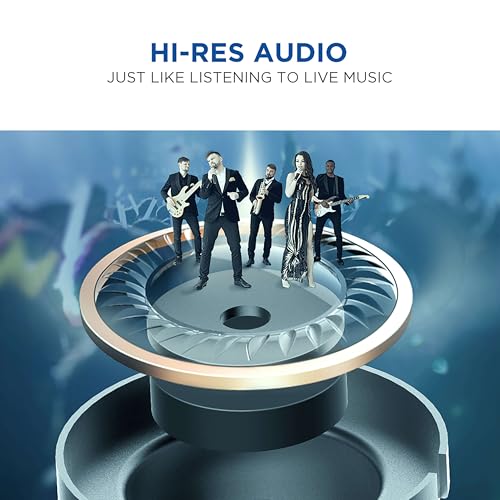 1MORE Triple Driver In-Ear Earphones Hi-Res Headphones with High Resolution, Bass Driven Sound, MEMS Mic, In-Line Remote, High Fidelity for Smartphones/PC/Tablet – Silver