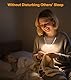 Gritin Leselampe Hals, Buchlampe Bett mit 4 Farben & 5 Helligkeit - Stufenlos Dimmbar, Augenschutz, Aufladbar 80h Dauer, Einstellarm, Ergonomisch Leselicht für Lesen im Bett/Stricken/Handarbeit