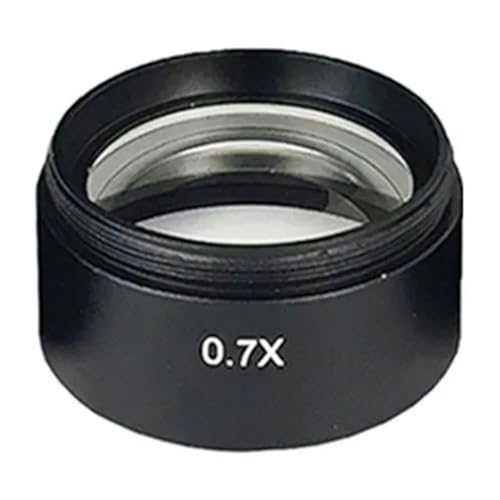 顕微鏡キット 0.5X 2X 0.7X バーロー補助レンズ業界デジタルビデオステレオ顕微鏡カメラ取付ネジ 顕微鏡レンズアダプター(0.7X)